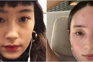 Sempat depresi wajah penuh jerawat, intip 11 pesona Tatjana Saphira pakai dan tanpa makeup