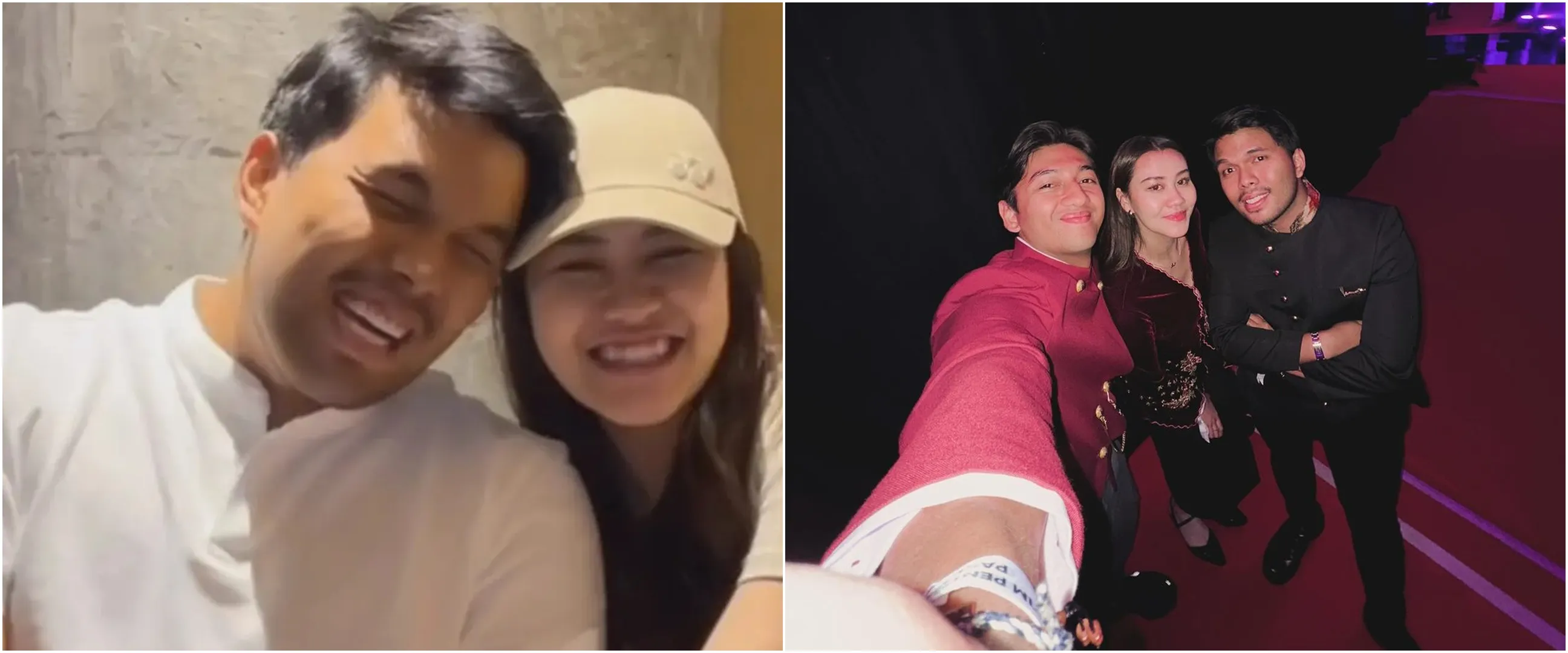 7 Potret Aaliyah Massaid dan Thariq Halilintar nonton debat Cawapres, tampil mesra gandengan tangan