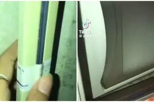 Cewek temukan barang nggak lazim disimpan adik di kulkas ini bikin nyengir kuda, kok kepikiran ya?