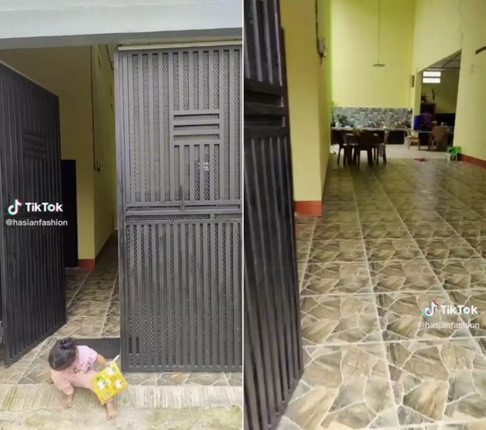 rumah aneh pagar langsung dapur © TikTok rumah aneh pagar langsung dapur © TikTok
