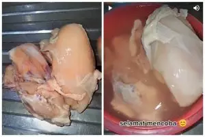 Tanpa air panas atau garam, ini trik mencairkan ayam beku pakai 1 bahan dapur hanya dalam 10 menit