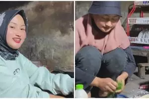 Dulu cuma beralaskan tanah, ini 10 potret dapur baru Novi Listiana pedangdut banting setir jadi petani