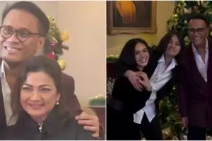 Tetap akrab meski cerai, intip 11 momen keseruan Yuni Shara ikut perayaan Natal bareng mantan suami