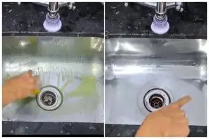 Tak cuma pakai detergen, ini cara bersihkan noda membandel wastafel dengan tambahan 1 ampas dapur