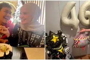 9 Momen haru Aldila Jelita beri ultah ke-46 Indra Bekti selepas rujuk, kenang perjuangkan rumah tangga