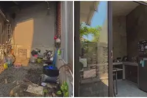 Pojok rumah ini disulap jadi dapur industrial semi outdoor, intip 11 potretnya yang bikin mupeng