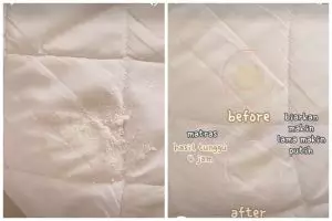 Tak perlu dicuci dan dijemur, ini cara praktis memutihkan kasur cuma tambah 1 bahan dapur