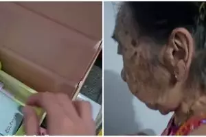 Momen cewek kasih uang ke neneknya ini awalnya kocak, pas tahu ceritanya malah jadi terharu