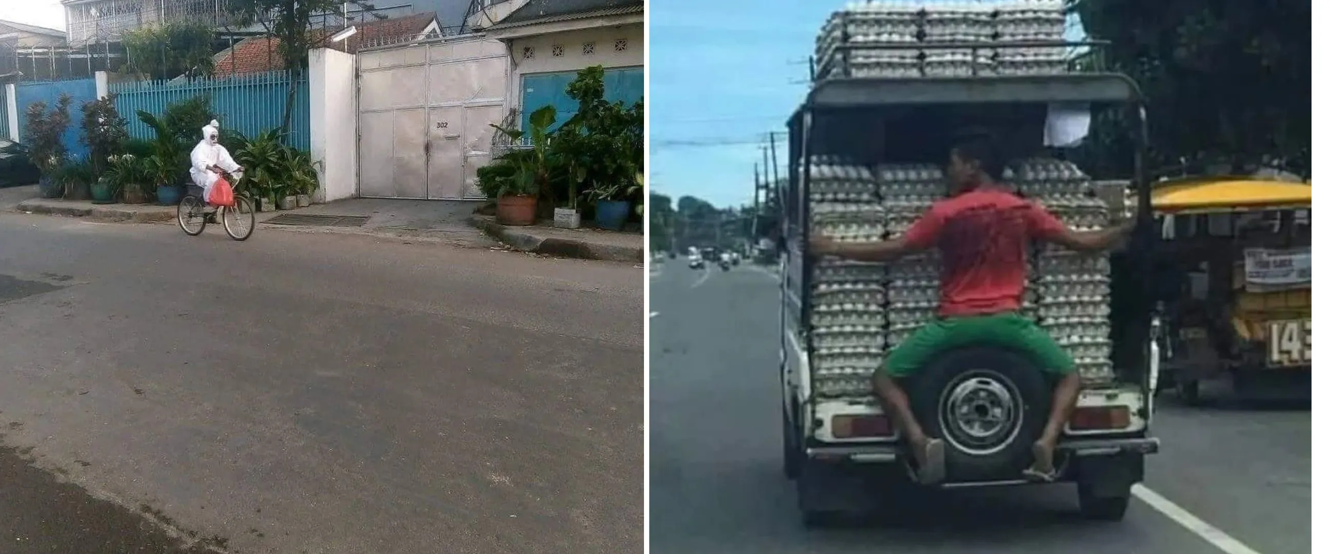 Hidup lagi capek-capeknya, 11 potret kocak kelakuan nyeleneh orang di jalan ini absurd pol