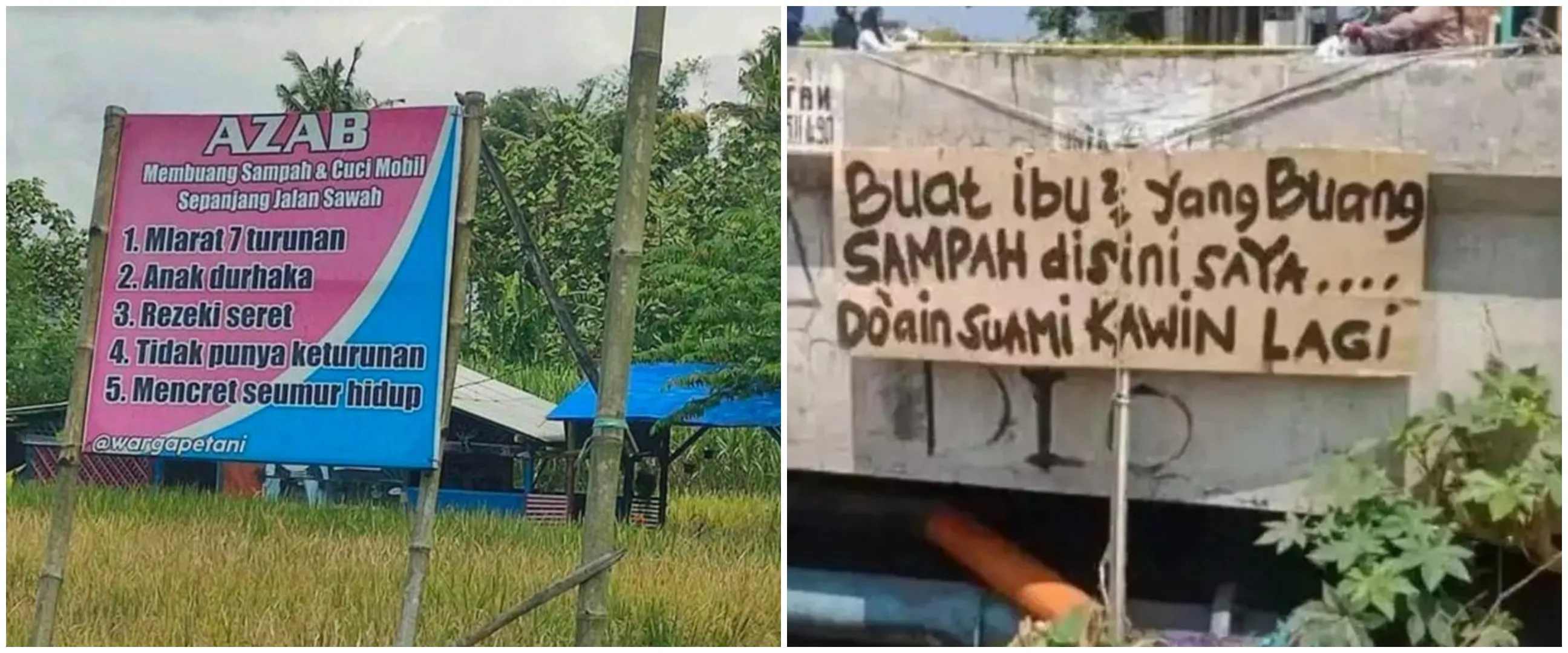 11 Potret kocak peringatan di tempat umum ini bikin yang baca trauma keluar rumah