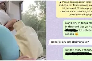 Cewek niatnya pengin booking MUA tapi salah chat ke penjual bolen, kisahnya bikin ngakak