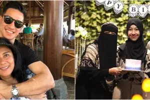 Potret kedekatan 11 seleb dan menantu ini definisi mertua idaman, Umi Pipik tak segan pakai baju Egy