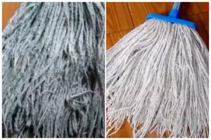 Cuma tambah 1 bahan dapur, ini cara cuci kain pel lama dekil agar bersih dan cerah seperti baru