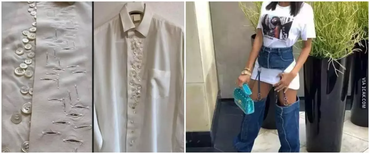 11 Potret kocak desain busana kelewat nyeleneh bikin gagal paham, endingnya naik pitam