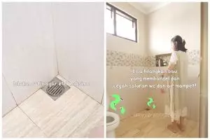 Tanpa pakai karbol, ini trik hilangkan bau busuk di lubang pembuangan kamar mandi pakai 3 bahan masak
