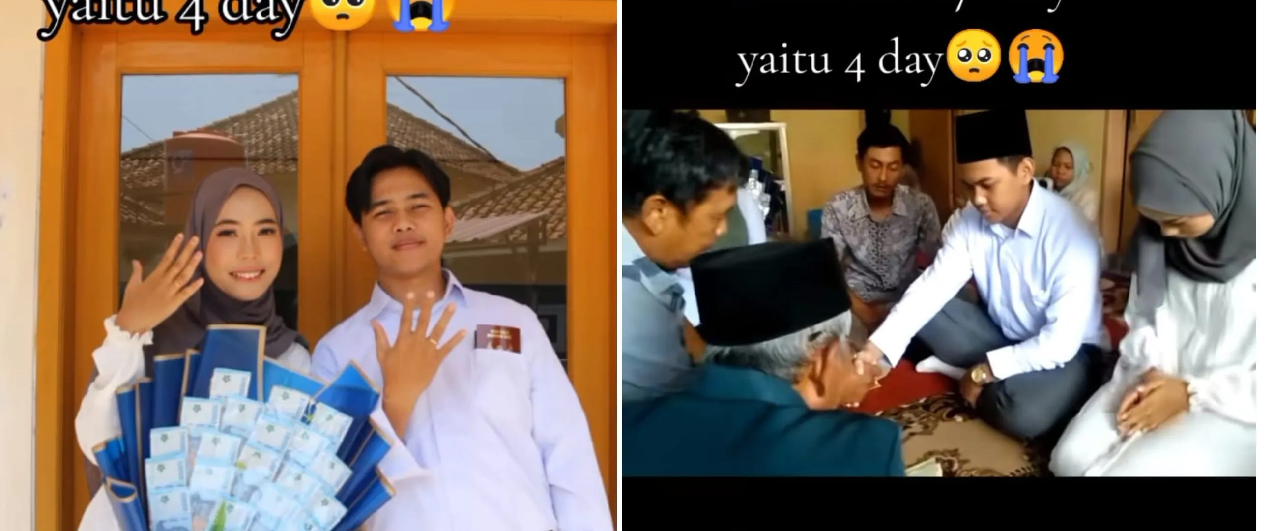 Rencana resepsi berakhir duka, kisah wanita ditinggal meninggal suami 4 hari usai akad ini bikin pilu