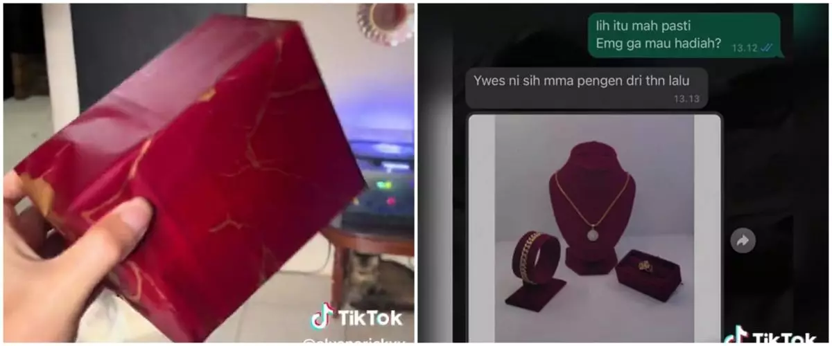 Momen cowok pengin kasih kado ke emak awalnya haru ini endingnya nggak ketebak, bikin tepuk jidat