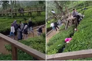 Momen kelakuan random emak-emak saat piknik ini berasa nostalgia nonton Teletubbies