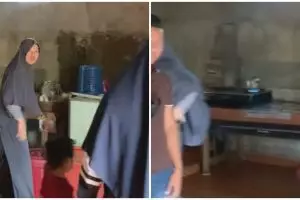 Desain dapur menyatu dengan toilet rumah ini konsepnya bingungin, mau masak jadi mikir dua kali