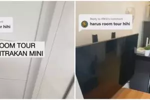 Kontrakan segaris buka pintu langsung dapur ini penataannya rapi nggak bikin sumpek, intip 9 potretnya