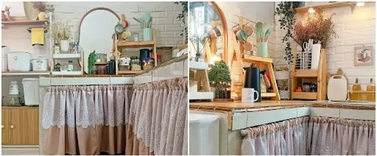 Mewah tanpa kitchen set, 10 potret dapur berkonsep Japandi ini visualnya estetik nggak ngebosenin