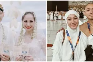 Tepis isu tak berpenghasilan ajak istri umrah bareng, 12 potret Tiko Arywardhana dan BCL usai nikah