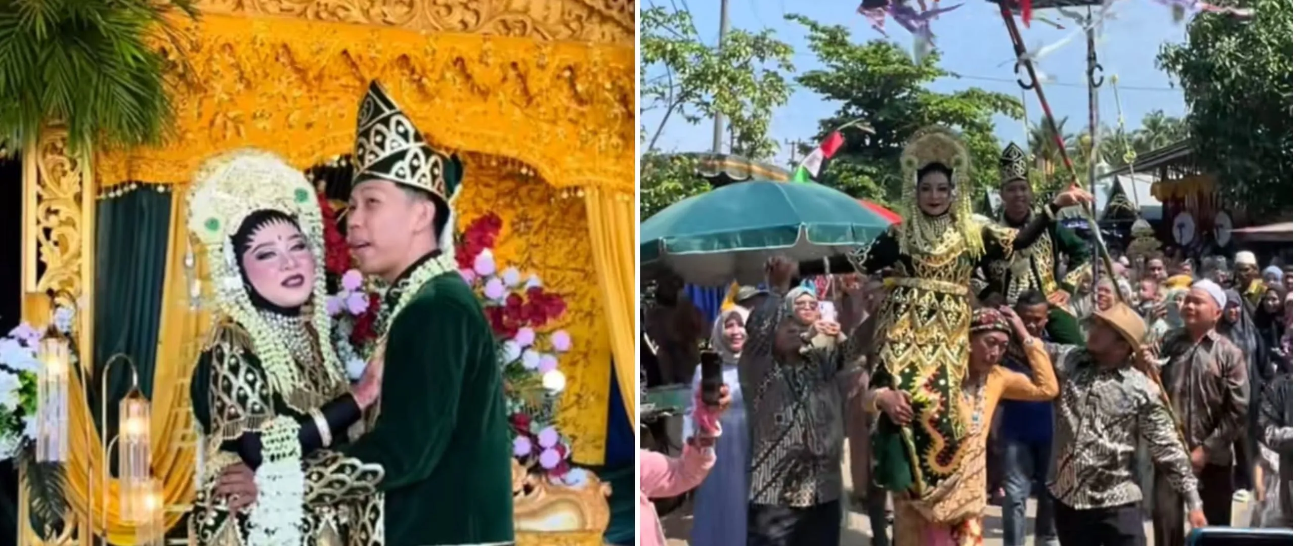 Diduga kesurupan, momen pengantin menari tanpa henti di prosesi pernikahan ini bikin merinding