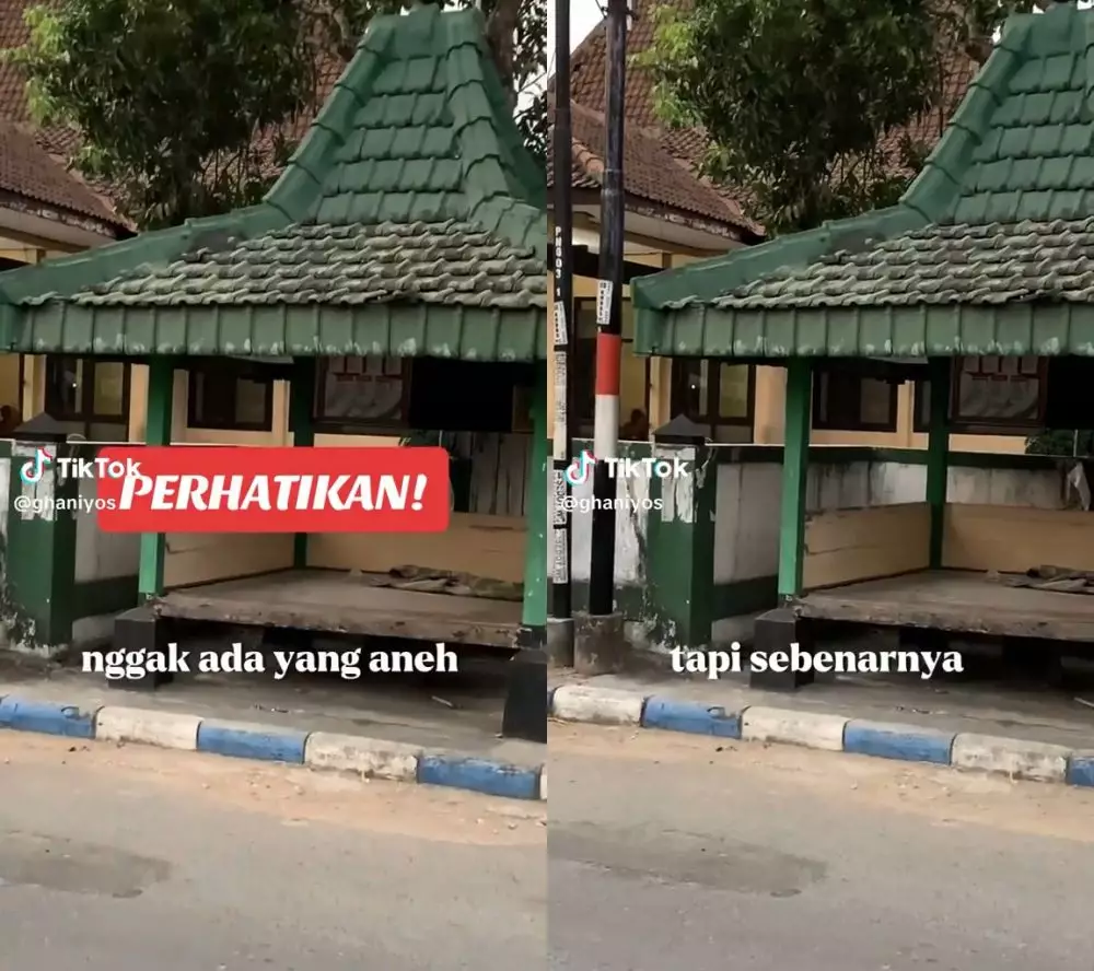 jirat makam di trotoar © TikTok jirat makam di trotoar © TikTok