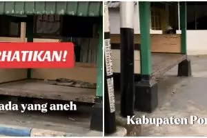 Viral trotoar jalan di Ponorogo ini rupanya jirat makam peninggalan sejarah Belanda