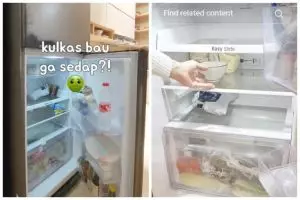 Tanpa cuka, ini trik bersihkan dan hilangkan bau tak sedap di kulkas cukup tambah 3 bahan dapur