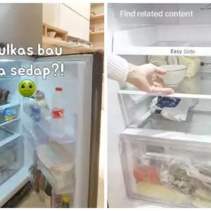 Tanpa cuka, ini trik bersihkan dan hilangkan bau tak sedap di kulkas cukup tambah 3 bahan dapur