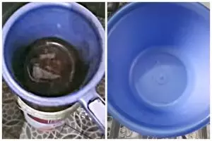 Tambah 1 bahan dapur, ini trik hilangkan kerak dan lumut di gayung agar kembali bersih seperti baru