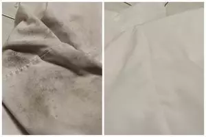 Tanpa disikat kuat, ini cara hilangkan noda jamur di mukena putih pakai tambahan 2 bahan dapur