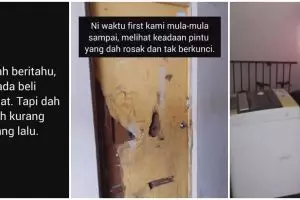 11 Potret makeover rumah orang tua terbengkalai berasa punya hunian baru, dapur nuansa hitam kece abis