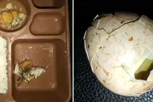 Dianggap tidak layak konsumsi, momen pria bagikan potret menu makan di penjara ini tuai sorotan