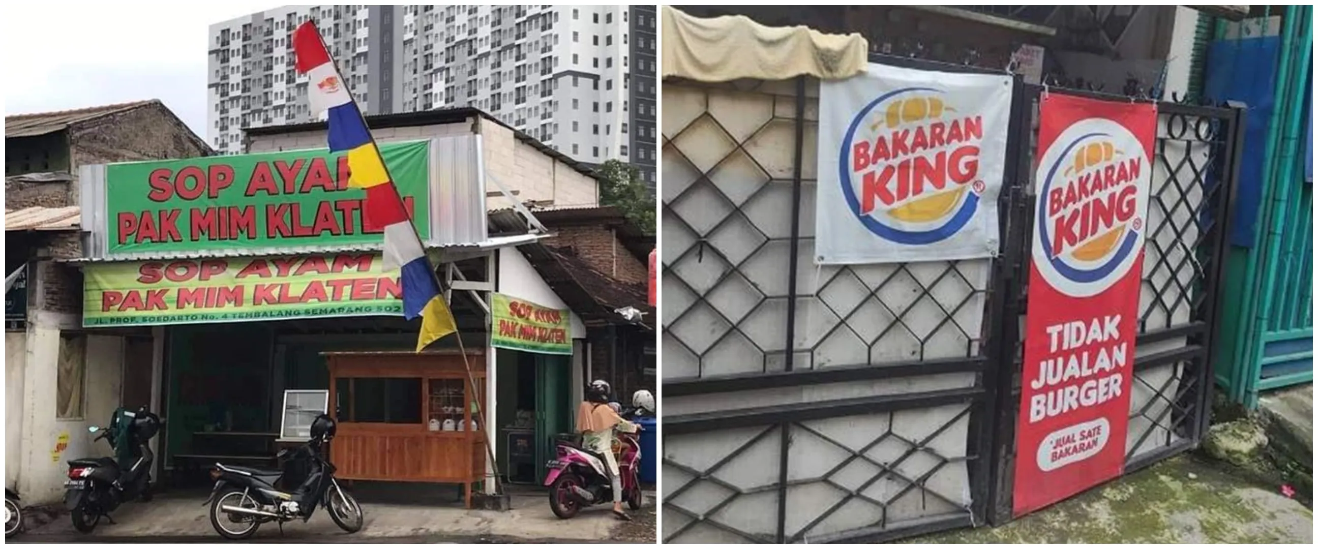 11 Potret kocak plesetan nama warung makan harus baca dua kali biar nggak terkecoh, bikin tepuk jidat
