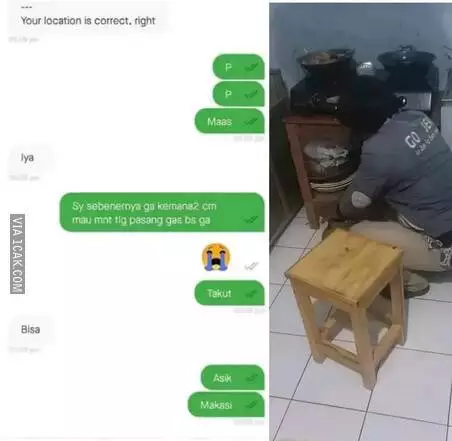 Chat lucu driver ojek online dapat kerjaan sampingan freepik.com