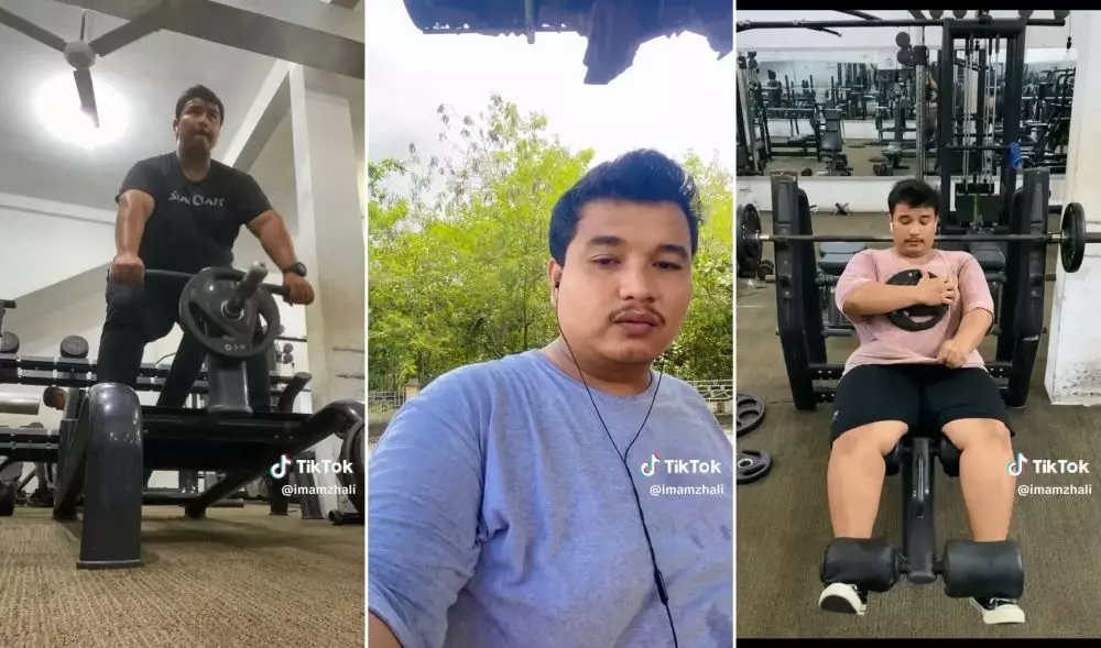 transformasi pria diet © TikTok transformasi pria diet © TikTok