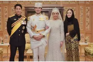 Jelang pernikahan Pangeran Mateen dan Anisha Rosnah, masyarakat Brunei wajib kibarkan bendera