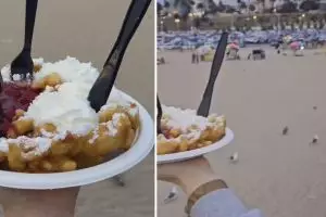 Momen apes seorang selebgram saat bikin konten makanan estestik ini endingnya sesuai harapan netizen