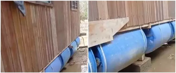 Tak perlu teknologi mahal, cara bikin rumah kayu antibanjir ini trik sepelenya di luar dugaan