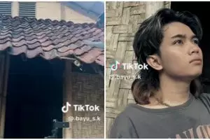 Tinggal bareng nenek di gubuk, pria ini kena hujat warganet gaya rambut elit rumah sulit