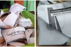 11 Potret kocak kemasan nasi bungkus ini nyelenehnya bikin gagal fokus, endingnya nggak jadi lapar