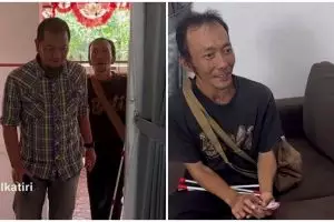 Kecelakaan hingga buta dan ditinggal istri, kisah sedih tukang pijat tuna netra ini bikin terenyuh