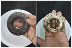 Tanpa sitrun, ini cara bersihkan noda gosong di burner kompor cukup tambah 3 bahan dapur