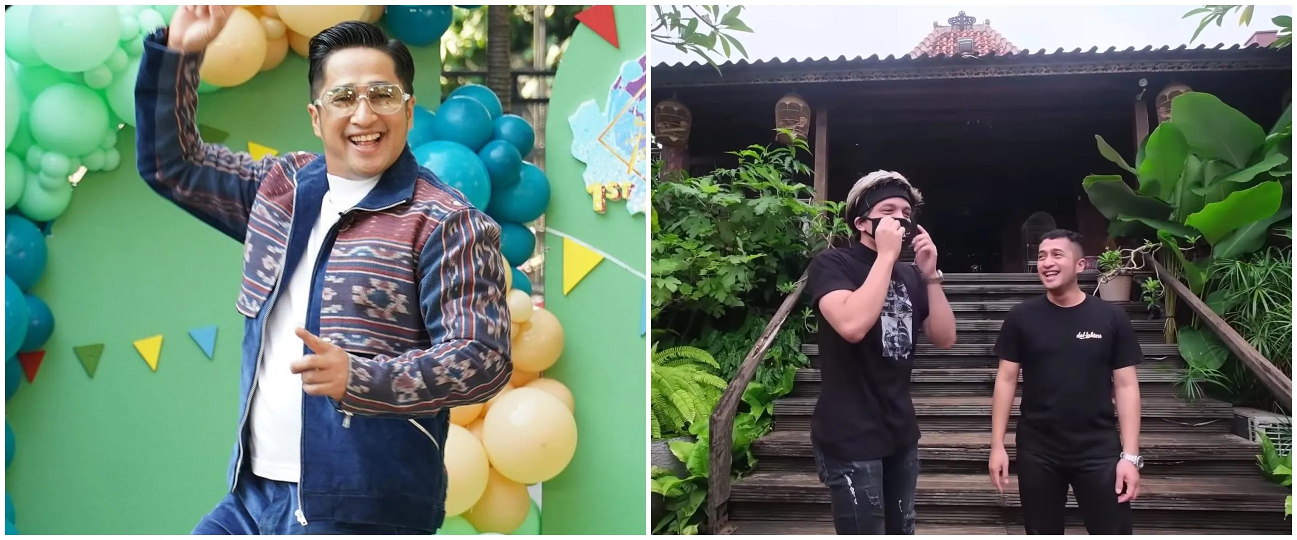 Dulu hidup pas-pasan kini punya rumah dengan mini zoo, 9 potret dapur Irfan Hakim yang modern klasik