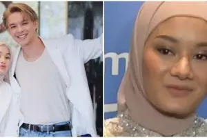Dinda Hauw dicibir wajahnya tak cantik di kamera wartawan, pembelaan Rey Mbayang ini bikin melting