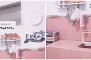 Dapur jadul nenek dibangun tahun 1950-an ini meja masaknya bikin salah fokus, intip 7 potretnya
