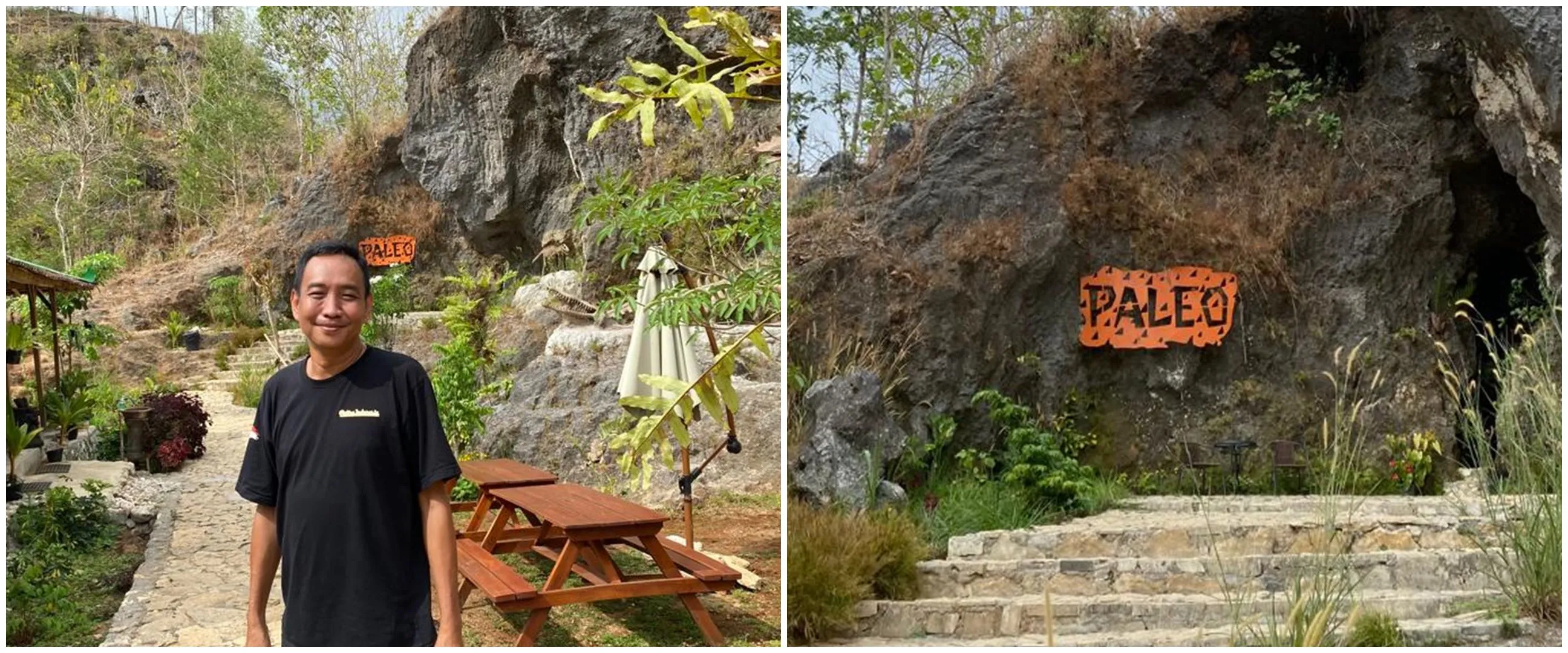 Kisah Wiwid mengubah bekas pertambangan kapur menjadi wisata Zaman Batu