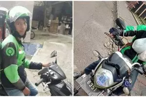 11 Potret kocak kelakuan ojek online kelewat nyeleneh ini bikin penumpang nggak habis pikir